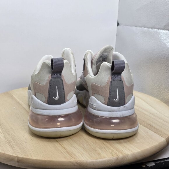 Womens Size 7 - Nike Air Max 270 React Running Pink White C13899-500 - Picture 6 of 9